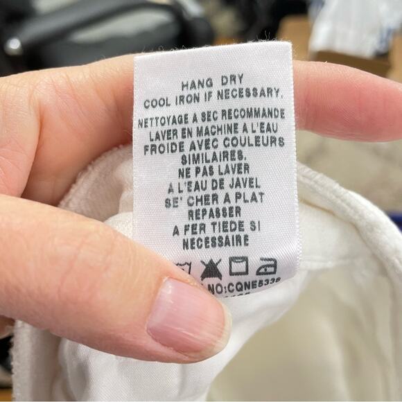 Joes Jeans Vintage Reserve White Distressed Easy Crop Jeans Womens 28 Straight - Picture 14 of 14